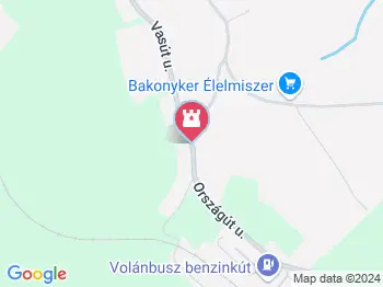 Az elszármazottak emlékműve Dudar a térképen