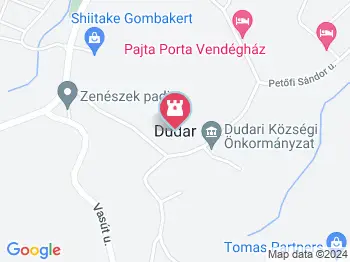 Málenkij robot emlékmű Dudar a térképen