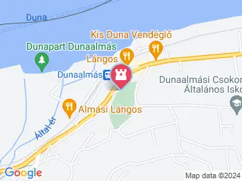 Csokonai Vitéz Mihály Dunaalmás a térképen