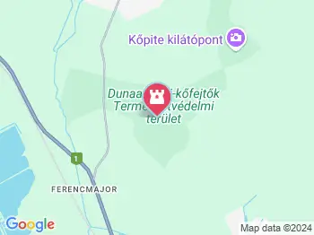 Kőfejtő Dunaalmás a térképen