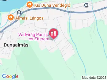 Vadvirág Panzió & Étterem Dunaalmás a térképen