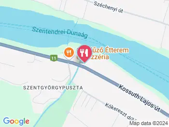 Gondűző Étterem & Pizzéria Dunabogdány a térképen