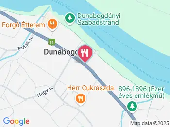 Heim Sütöde Dunabogdány a térképen