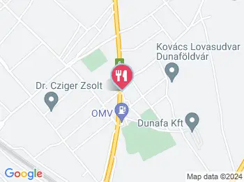 Aranyfácán Vendéglő Dunaföldvár a térképen