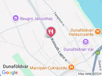 Piramis Cukrászda Dunaföldvár a térképen