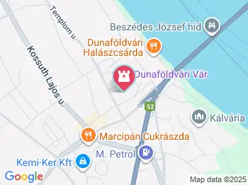 Vármúzeum Dunaföldvár a térképen