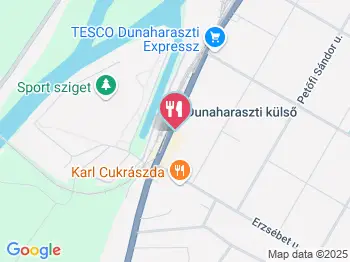 Belina Fagyizó Dunaharaszti a térképen