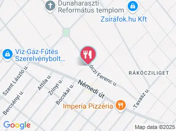 Freezza Gluténmentes Pizzéria & Étterem Dunaharaszti a térképen