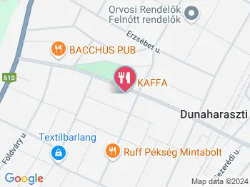 Kaffa Dunaharaszti a térképen