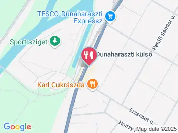 Kék Duna Garden Gelateria Dunaharaszti a térképen