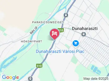 Kisduna Panzió Dunaharaszti a térképen