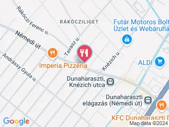 Lallera Fagyizó Dunaharaszti a térképen