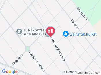 Liget büfé Dunaharaszti a térképen