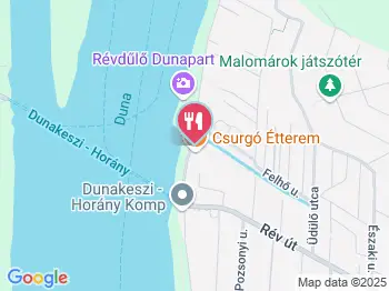 Csurgó Büfé Dunakeszi a térképen