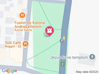 Gérecz Attila mellszobra Dunakeszi a térképen