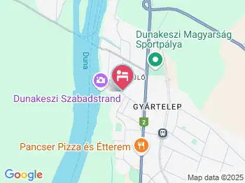 Kikelet Panzió Dunakeszi a térképen