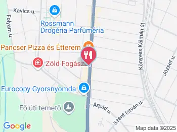 Mentes Cuki Dunakeszi a térképen