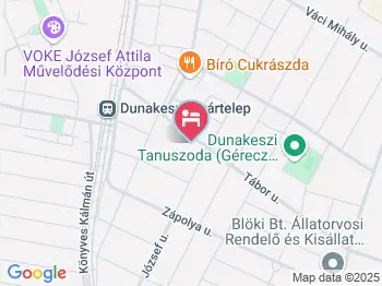 Piros Bika Panzió Dunakeszi a térképen