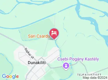 Sári Udvar Dunakiliti a térképen