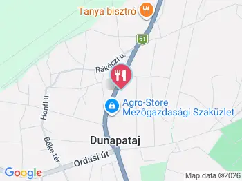 Betérő Söröző Dunapataj a térképen