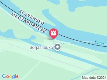 Dunai hajós emlékmű Dunaremete a térképen