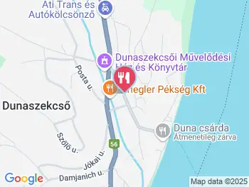 Duna Gyöngye Halászcsárda Dunaszekcső a térképen