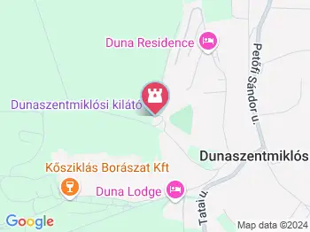 Dunaszentmiklósi kilátó Dunaszentmiklós a térképen