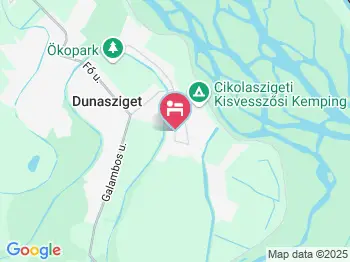 Abigél Apartman Dunasziget a térképen