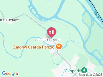 Horgász Vendéglő Dunasziget a térképen