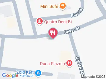 Bora Bora Lounge Dunaújváros a térképen