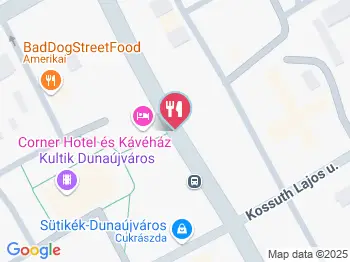 Corner Kávézó Dunaújváros a térképen
