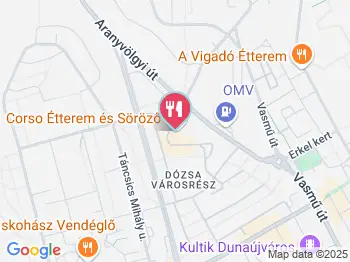 Corso Étterem & Söröző Dunaújváros a térképen
