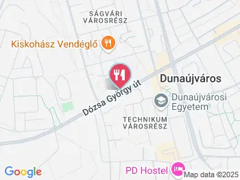 Diáktanya Büfé Dunaújváros a térképen