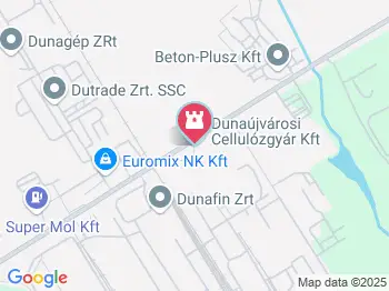 Dunaújvárosi Papírgyár Üzemtörténeti Gyűjteménye Dunaújváros a térképen