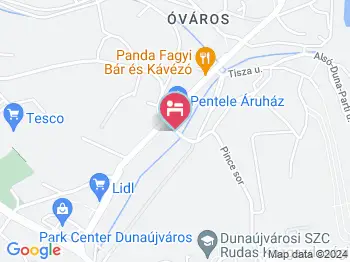 Gólyafészek Fogadó Dunaújváros a térképen