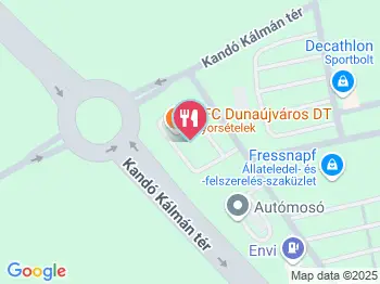 KFC Dunaújváros Dunaújváros a térképen