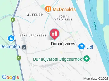 Kiskohász Vendéglő Dunaújváros a térképen