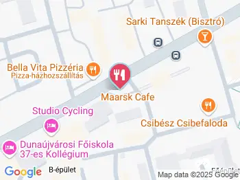 Maarsk Cafe Dunaújváros a térképen