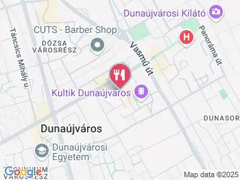 Ristorante Azzari Dunaújváros a térképen