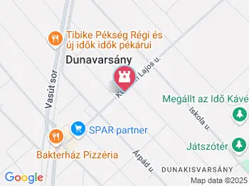 Millecentenárium Kisjézus Dunavarsány a térképen