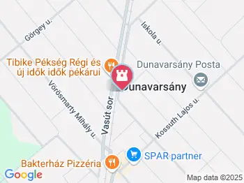 Trianon emlékpark Dunavarsány a térképen