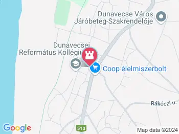 II. világháború és a forradalom áldozatainak állított emlékmű Dunavecse a térképen