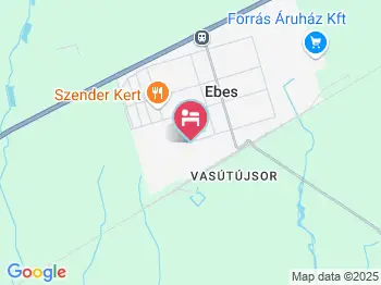 Ádám és Éva Vendégház Ebes a térképen