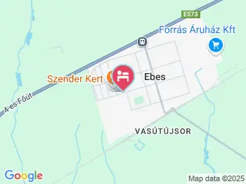 Astra Vendégház Ebes a térképen