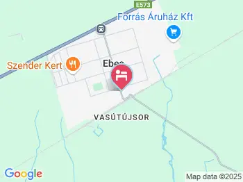 Hétszínvilág Vendégház Ebes a térképen