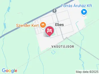 Irina Vendégház Ebes a térképen