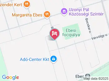 Roland Vendégház Ebes a térképen