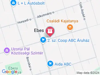 Széchényi Ferenc Tájmúzeum Ebes a térképen