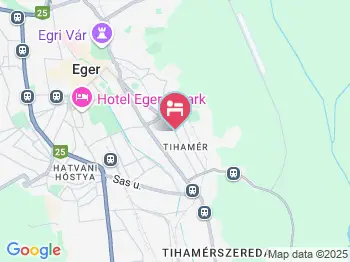 Aba Apartmanház Eger a térképen