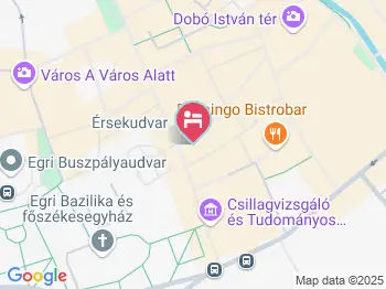 Agria Vintage Apartman Eger a térképen